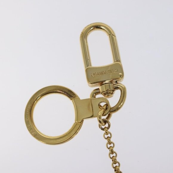 LOUIS VUITTON BijouxSac Knife Key Holder metal Gold Red  LOUIS VUITTON Porte Cles Jack & Lucy Key Holder White Orange M65377 Auth BD2266